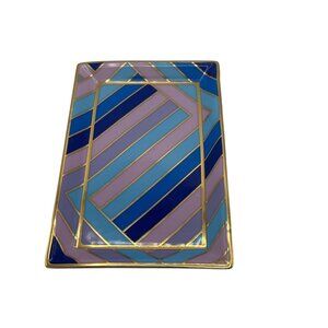 Jonathan Adler Tray Scala Trivet Geometric Rectangular Catch-All Handmade